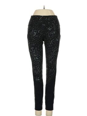 Lululemon Star Crushed Coal Black Inspire Tight II Mesh Pockets Size 4